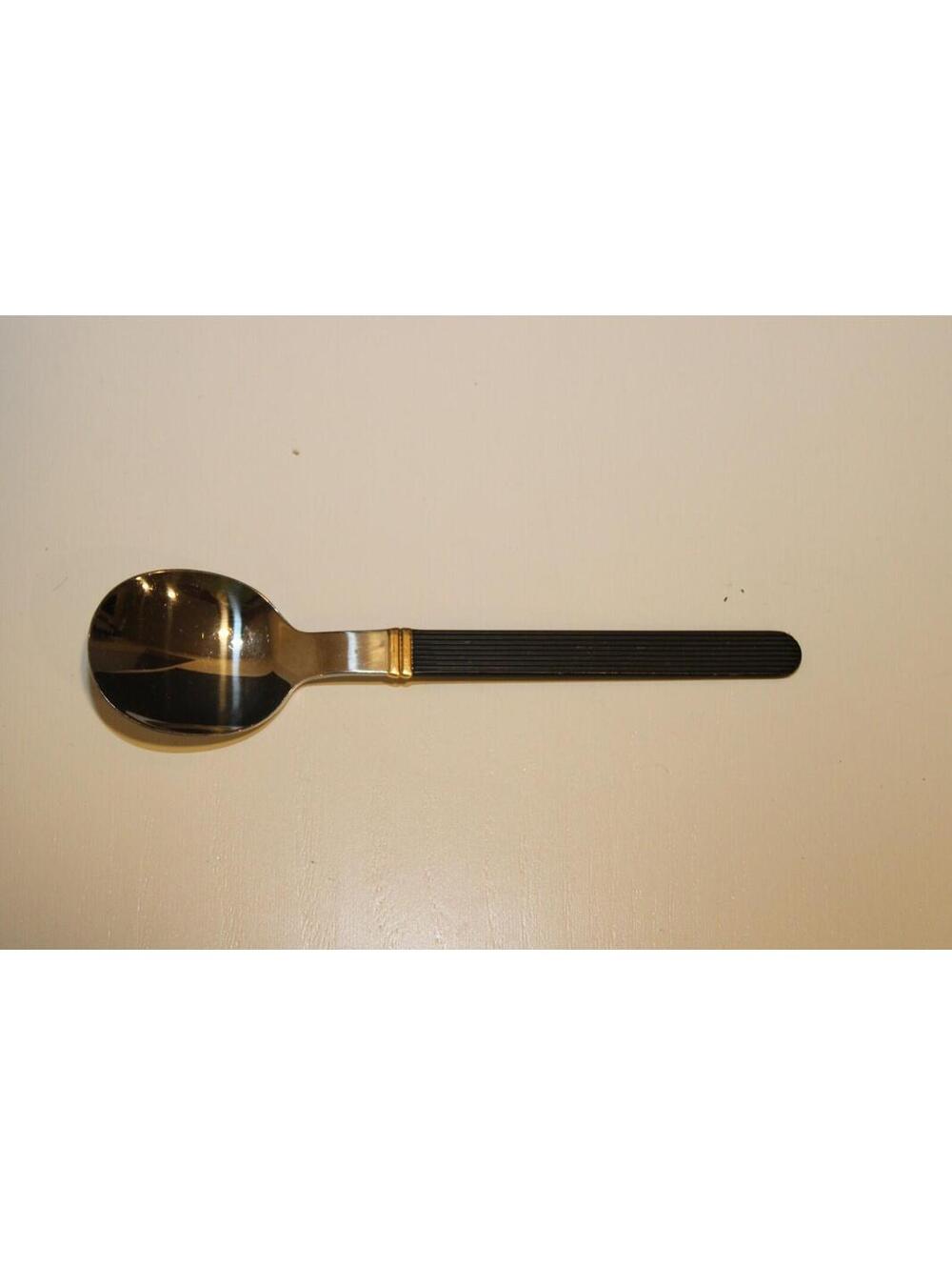 Sasaki Rigadin Matte Black Teaspoon 6 1/4"